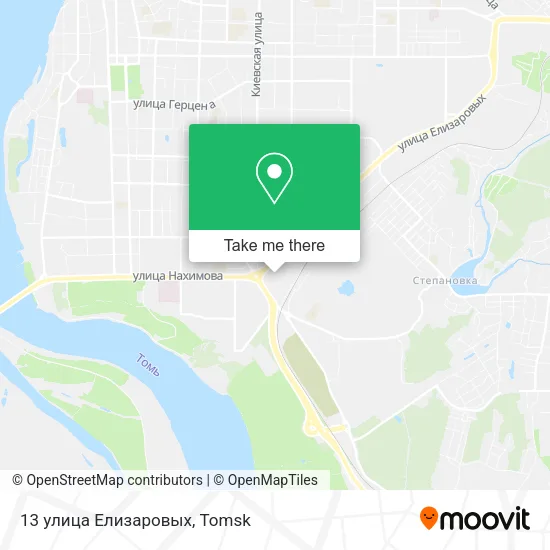 13 улица Елизаровых map