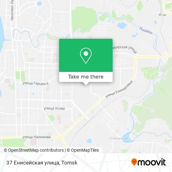 37 Енисейская улица map