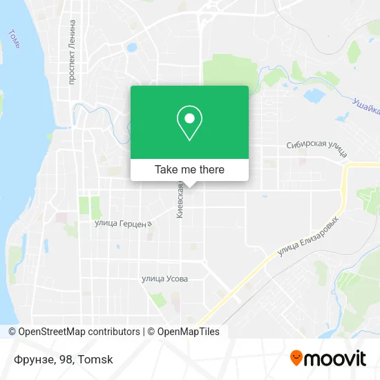 Фрунзе, 98 map