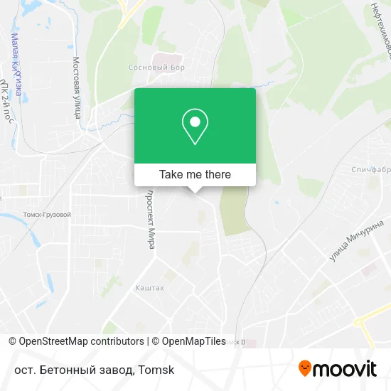 ост. Бетонный завод map