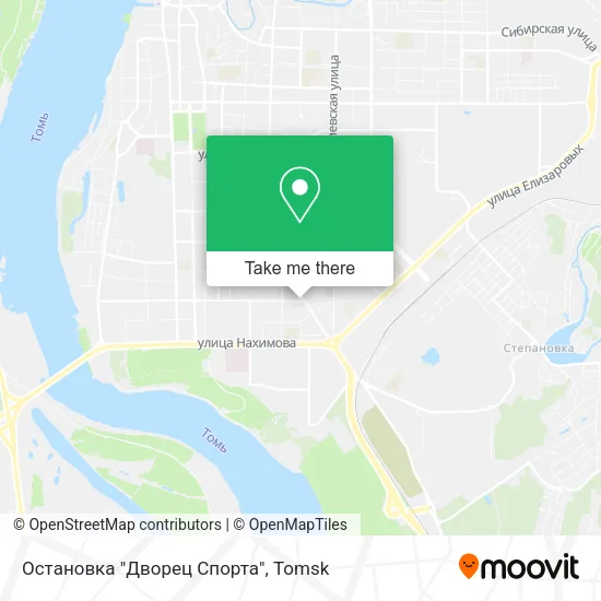 Остановка "Дворец Спорта" map