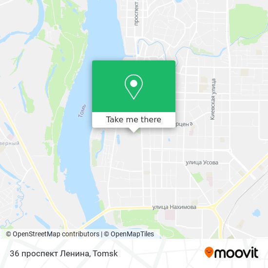 36 проспект Ленина map