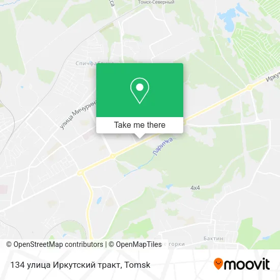 134 улица Иркутский тракт map