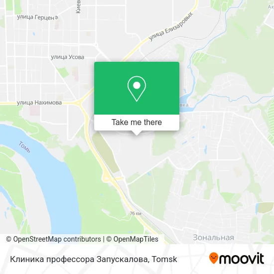 Клиника профессора Запускалова map