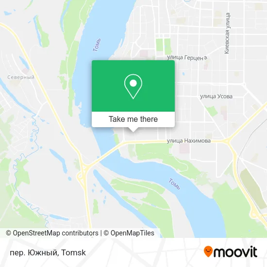 пер. Южный map