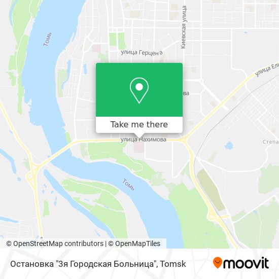Остановка "3я Городская Больница" map