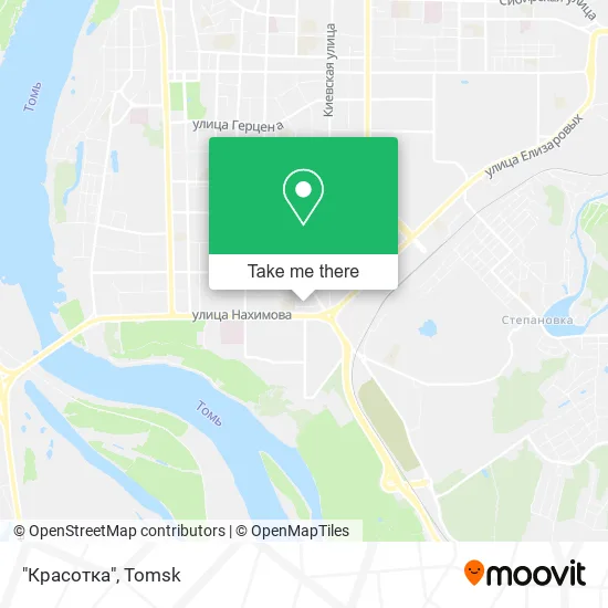 "Красотка" map