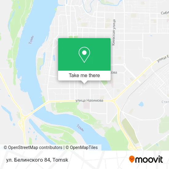 ул. Белинского 84 map
