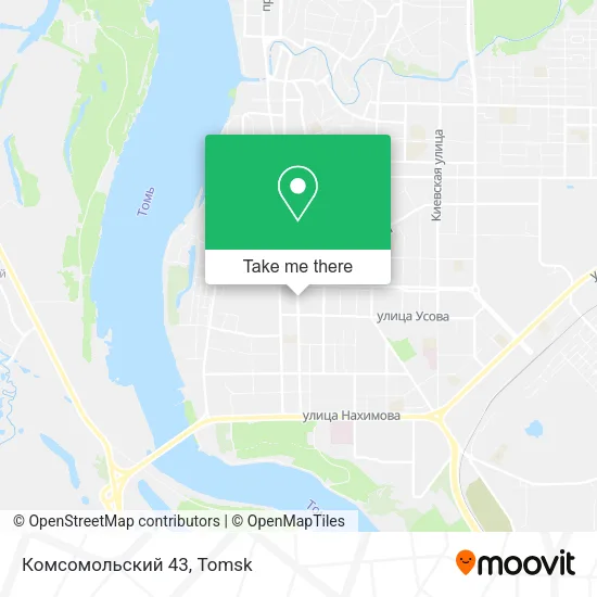 Комсомольский 43 map