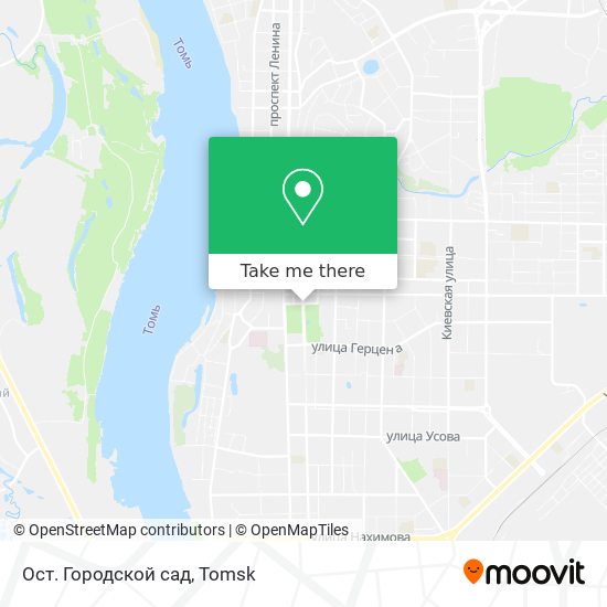 Ост. Городской сад map