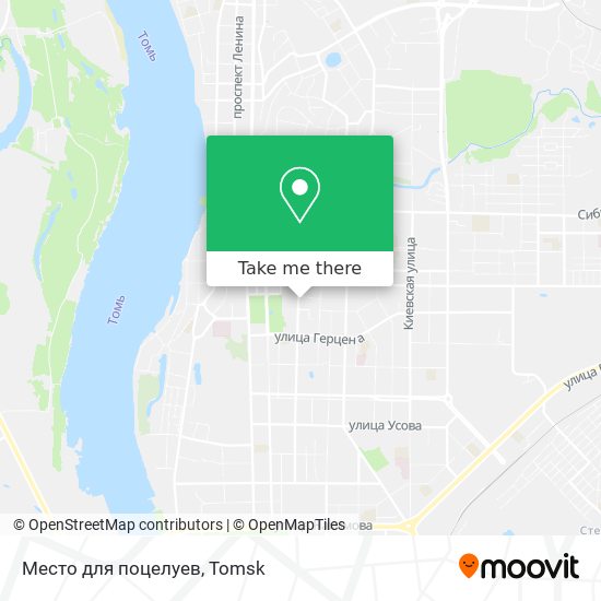 Место для поцелуев map