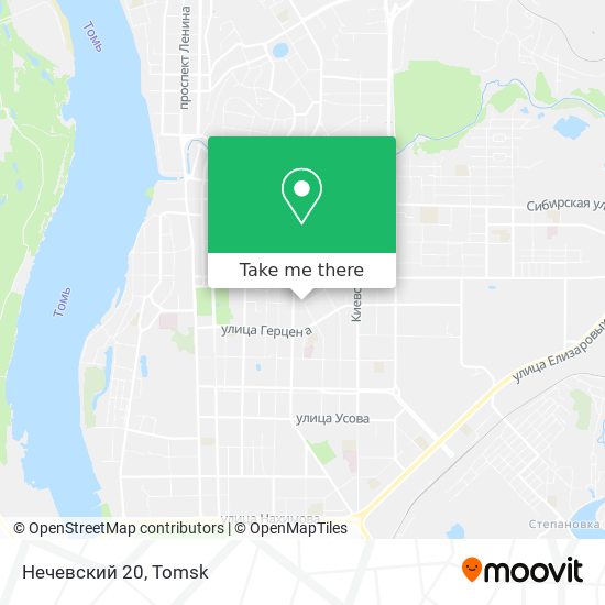 Нечевский 20 map