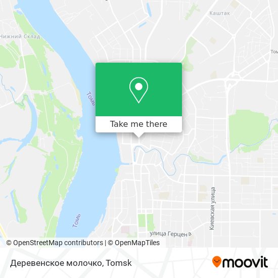 Деревенское молочко map