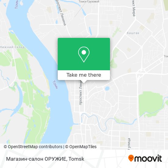 Магазин-салон ОРУЖИЕ map