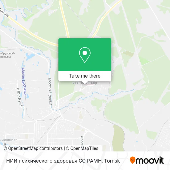 НИИ психического здоровья СО РАМН map