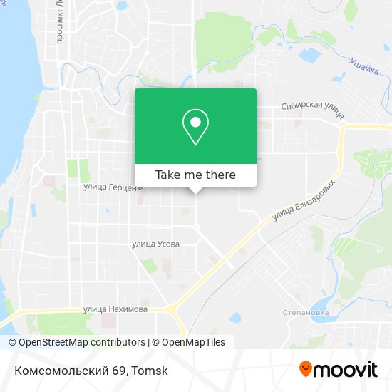 Комсомольский 69 map