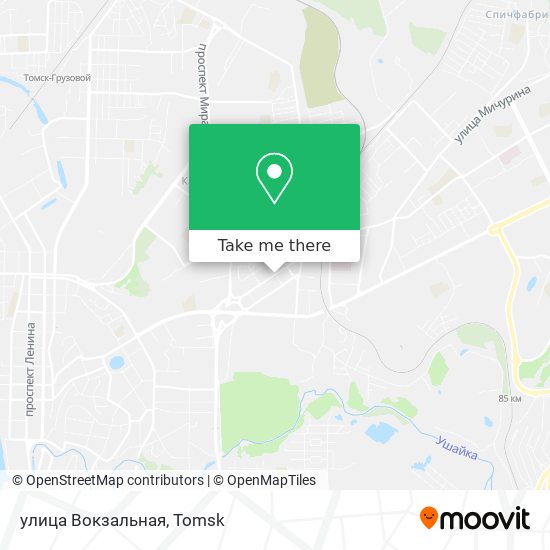 улица Вокзальная map
