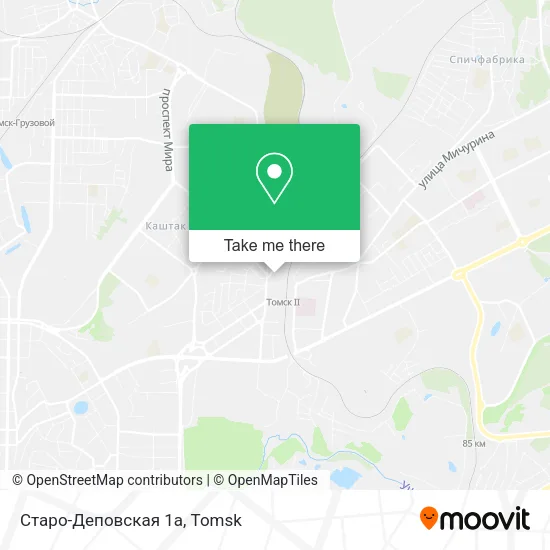 Старо-Деповская 1а map