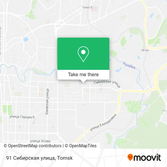 91 Сибирская улица map