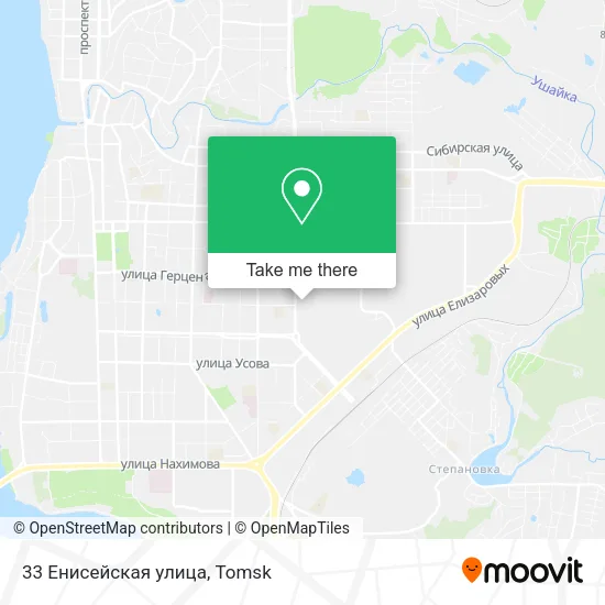 33 Енисейская улица map