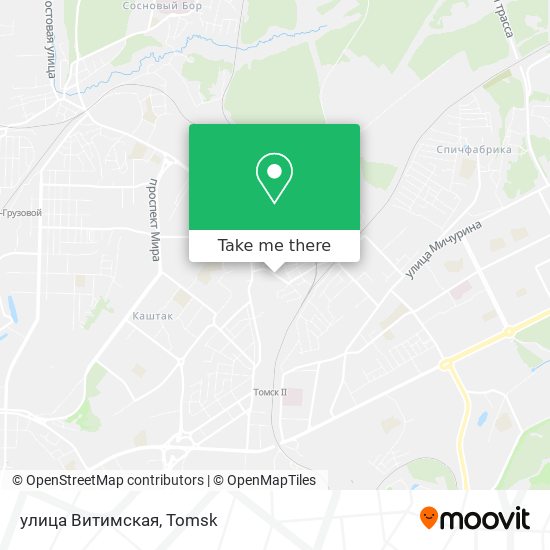 улица Витимская map