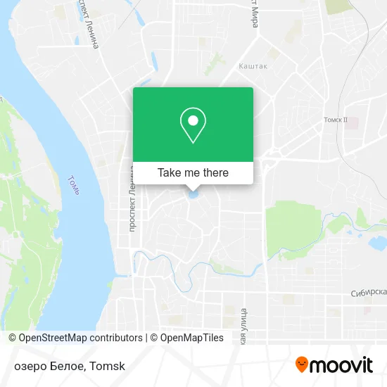 озеро Белое map