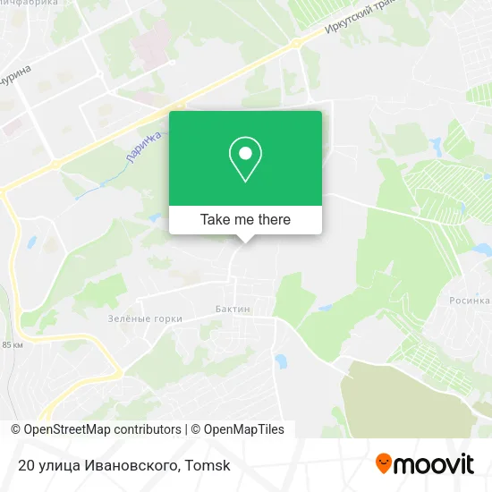 20 улица Ивановского map