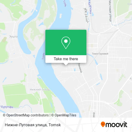 Нижне-Луговая улица map