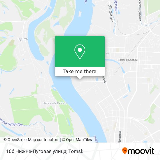 16б Нижне-Луговая улица map