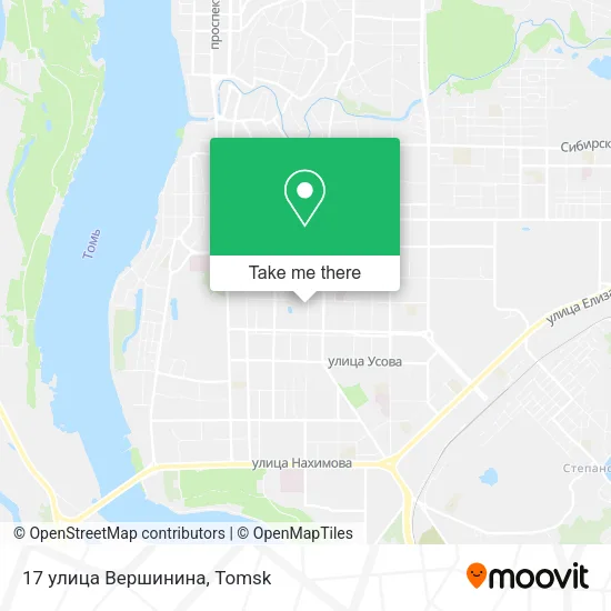 17 улица Вершинина map