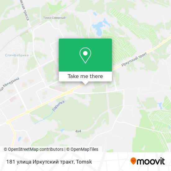 181 улица Иркутский тракт map