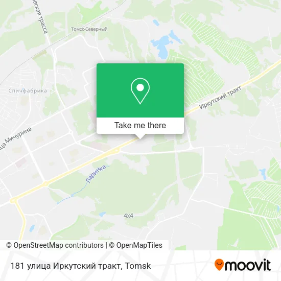 181 улица Иркутский тракт map