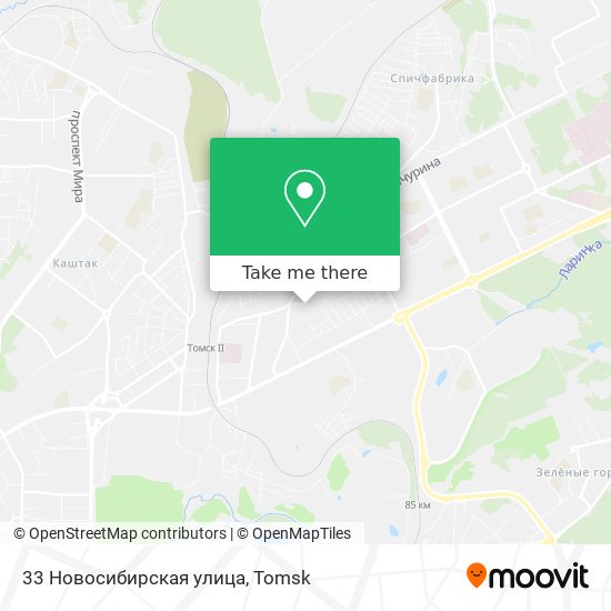 33 Новосибирская улица map