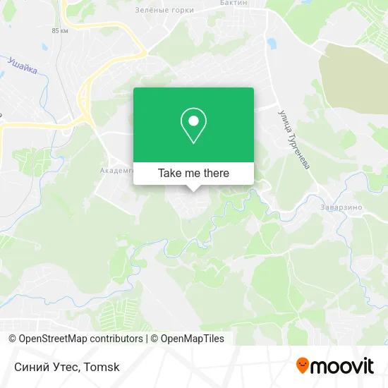 Синий Утес map