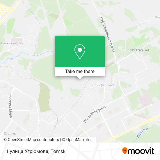 1 улица Угрюмова map