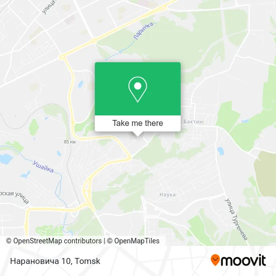 Нарановича 10 map