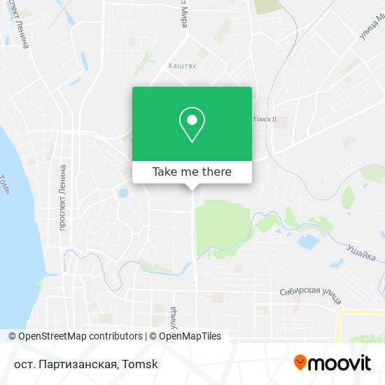 ост. Партизанская map