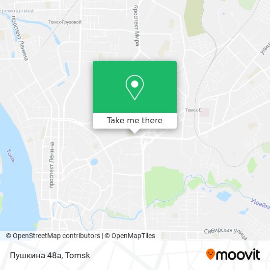 Пушкина 48а map