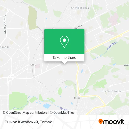 Рынок Китайский map
