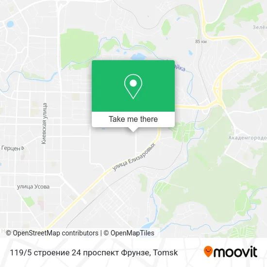 119 / 5 строение 24 проспект Фрунзе map