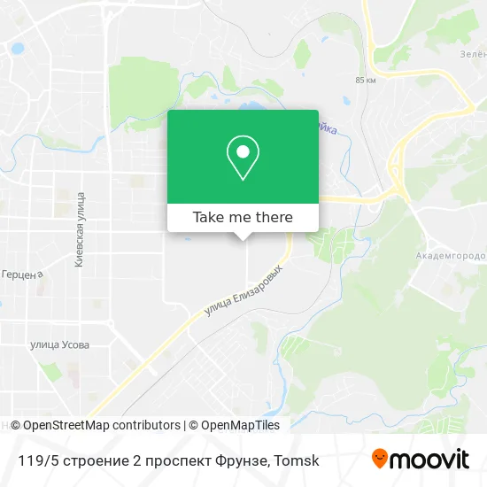 119 / 5 строение 2 проспект Фрунзе map