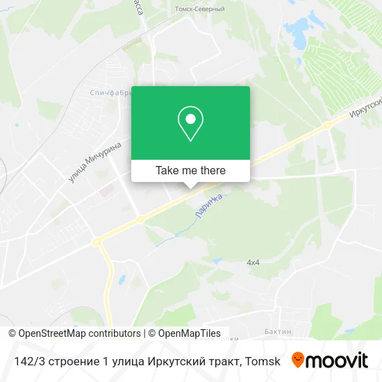 142 / 3 строение 1 улица Иркутский тракт map