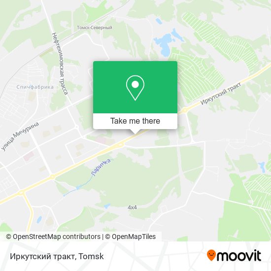 Иркутский тракт map