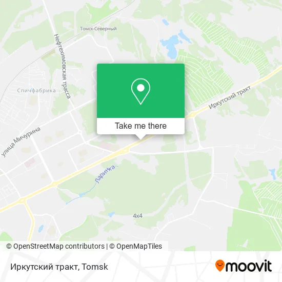Иркутский тракт map