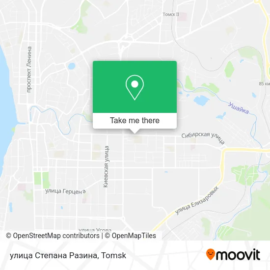 улица Степана Разина map