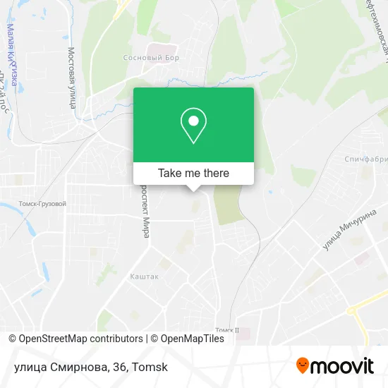 улица Смирнова, 36 map