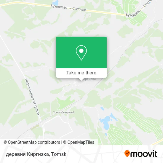 деревня Киргизка map