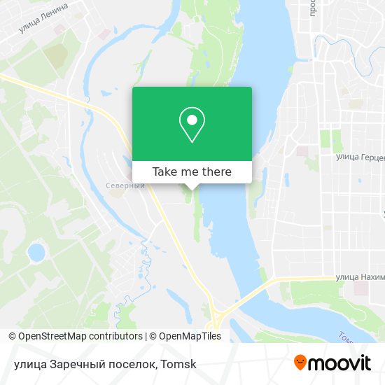 улица Заречный поселок map