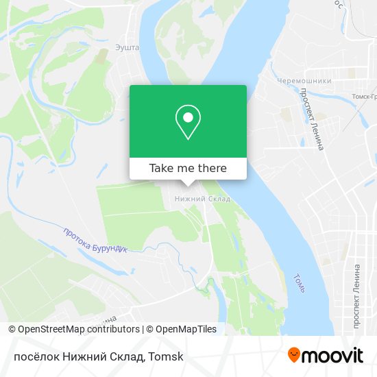 посёлок Нижний Склад map