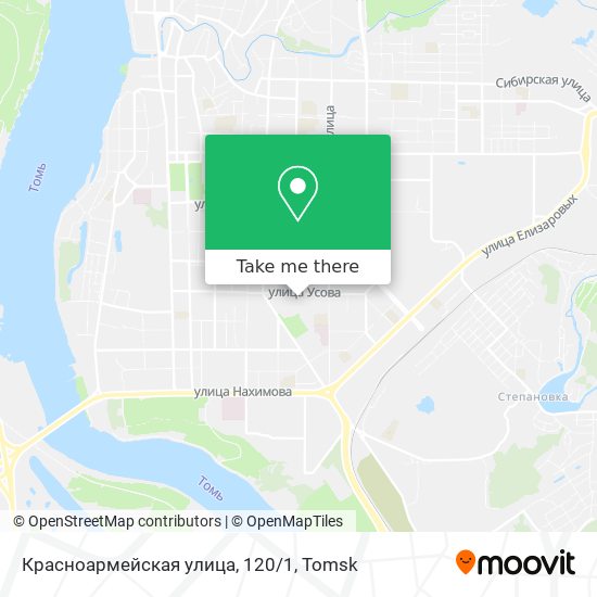 Красноармейская улица, 120/1 map